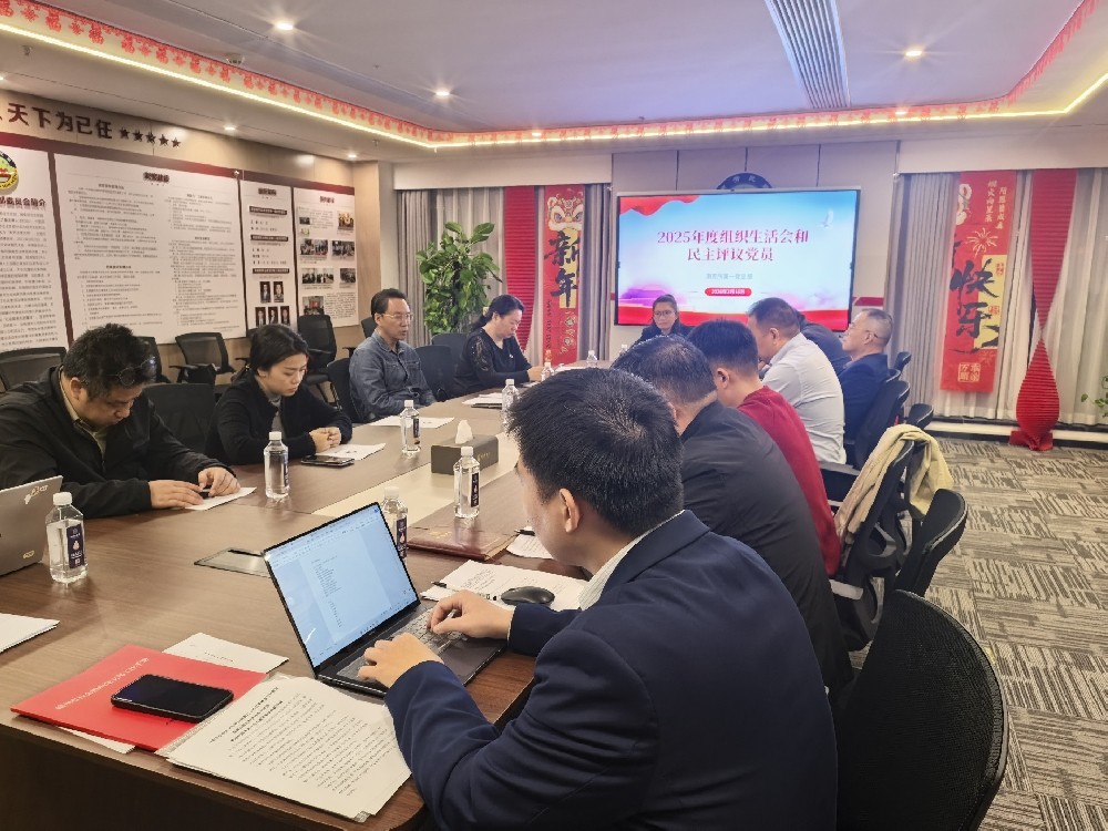 南芳所第一党支部召开2025年度组织生活会暨民主评议党员大会